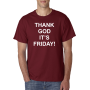 Marškinėliai Thank god it's Friday Marškinėliai Thank god it's Friday